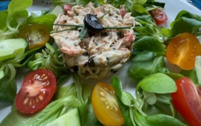 Salade de crabe à l’Ail Noir