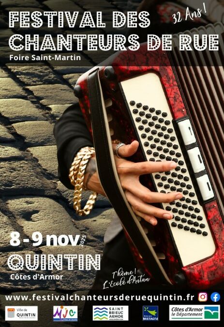 Festival des Chanteurs de Rue à Quintin : Silvaé Nature participe au marché artisanal les 8 & 9 novembre 2025
